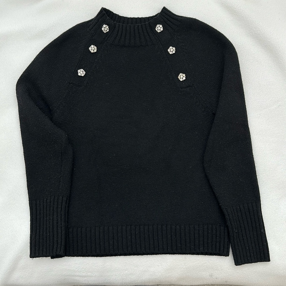 J Crew black sweater - small